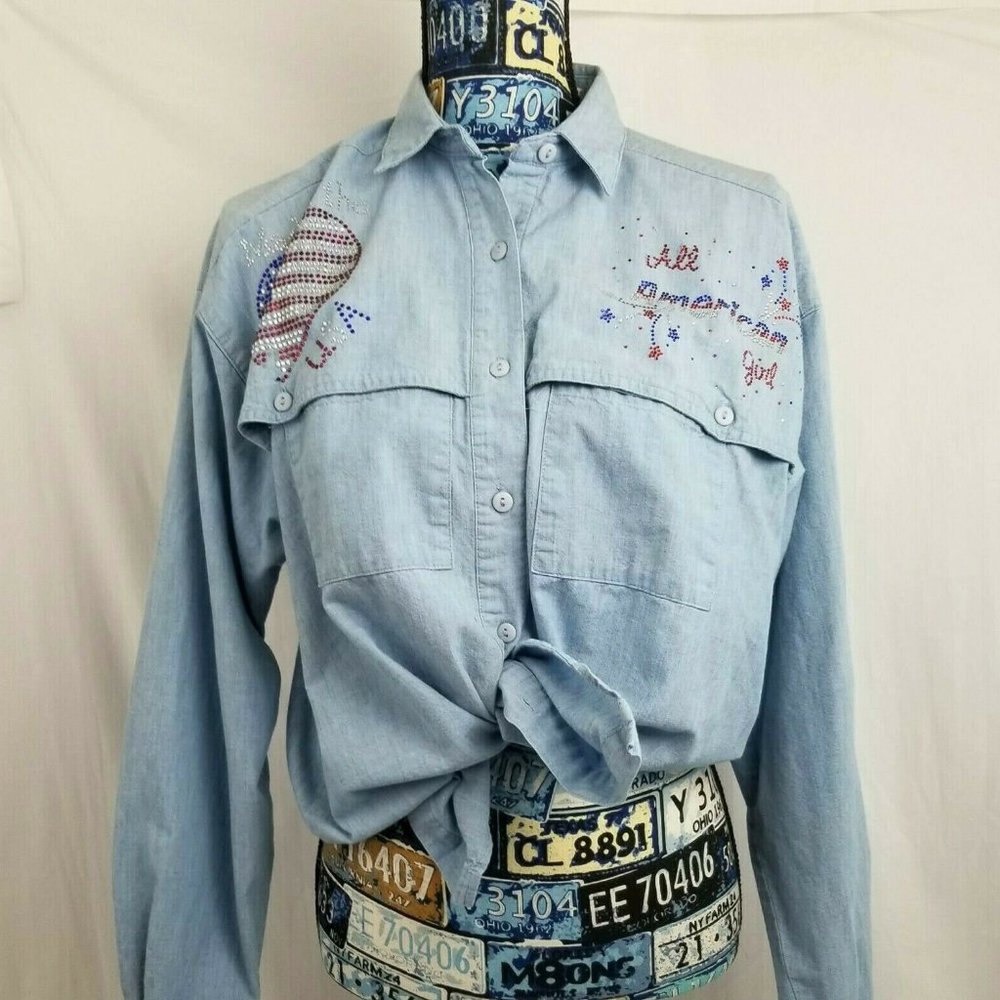 Jennifer Stone Womens Vintage Top J3